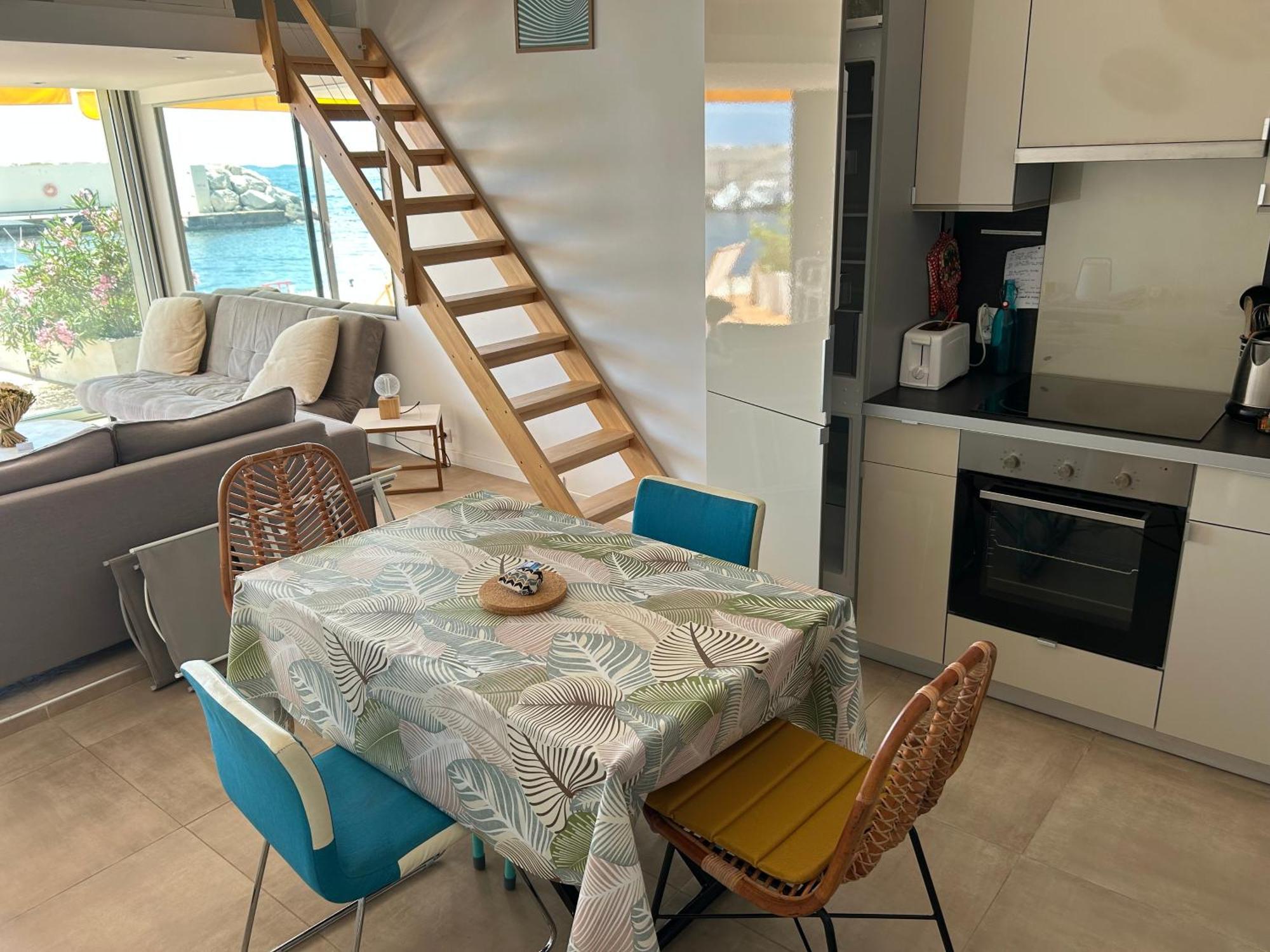 Horizon Bleu Bandol : Appartement Pieds Dans L'Eau Exterior photo